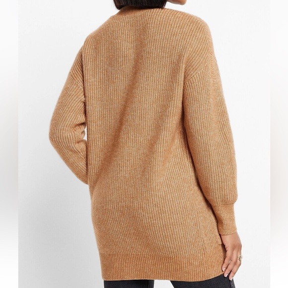 NWT Women’s Express Butterscotch Black Embroidered Accents Button Up Cardigan XS - Picture 3 of 12